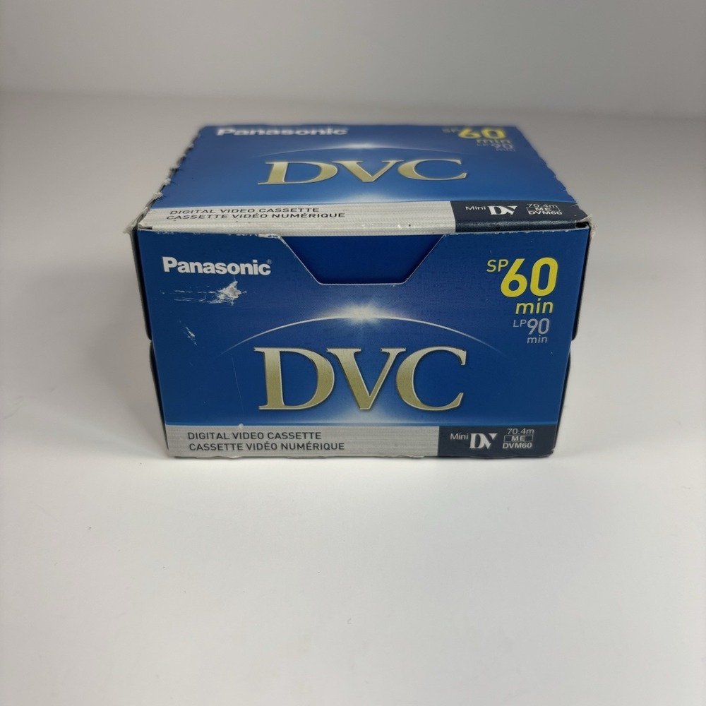 Panasonic SP 60min LP 90min DVC Digital Video Cassette Blank Tape 5 Pieces